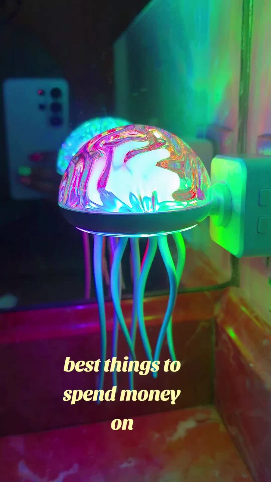 Jellyfish RGB nightlight TikTok thumbnail